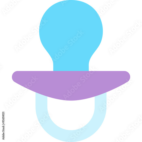 pacifier flat icon