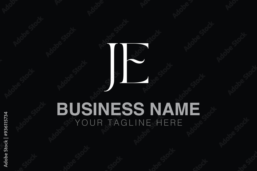 JE J je initial logo | initial based abstract modern minimal creative logo, vector template image. luxury logotype logo, real estate homie logo. typography logo. initials logo JE J je initial logo | initial based abstract modern minimal creative logo, vector template image. luxury logotype logo, real estate homie logo. typography logo. initials logo