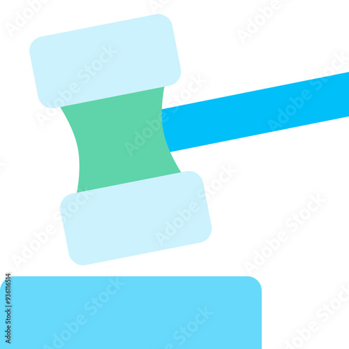 auction flat icon
