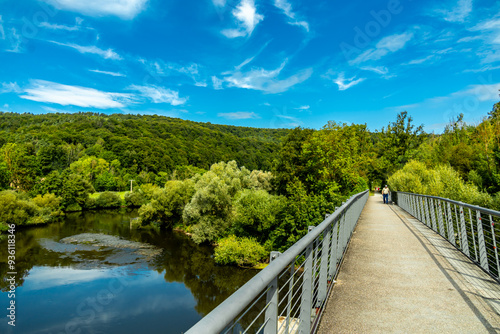 Unterwegs mit dem Fahrrad auf einen Teil der Werratal-Radweg Etappe von der Hörschel bei Eisenach bishin nach Eschwege - Thüringen - Deutschland photo