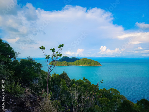 Landscape with a sea view of 