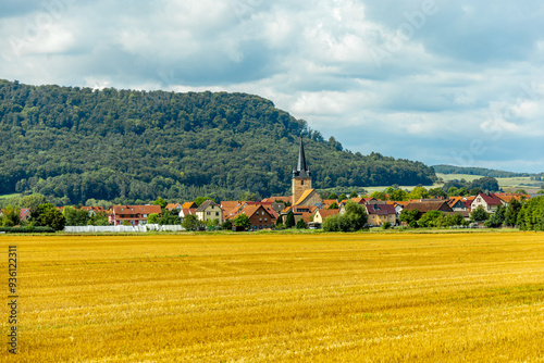 Unterwegs mit dem Fahrrad auf einen Teil der Werratal-Radweg Etappe von der Hörschel bei Eisenach bishin nach Eschwege - Thüringen - Deutschland photo