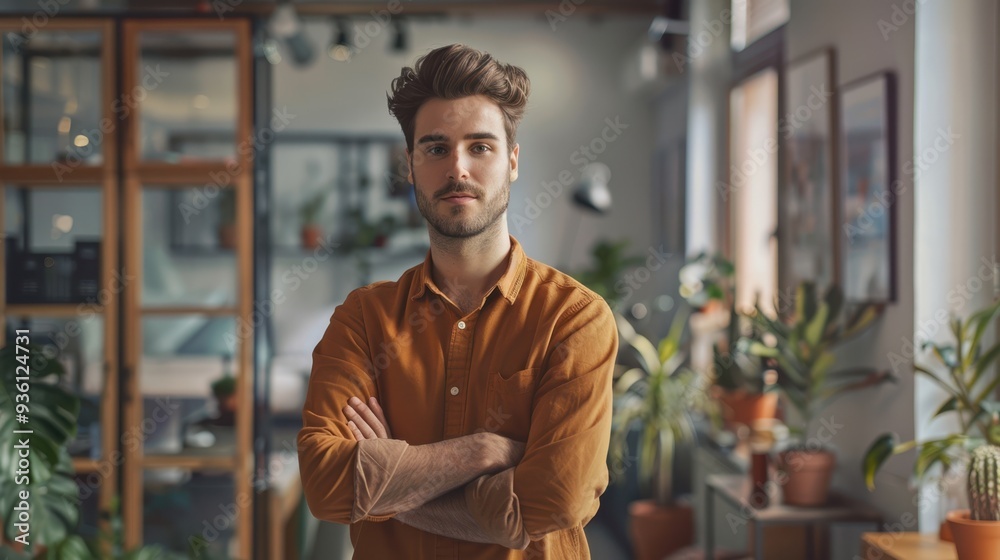 The confident young professional The confident young professional