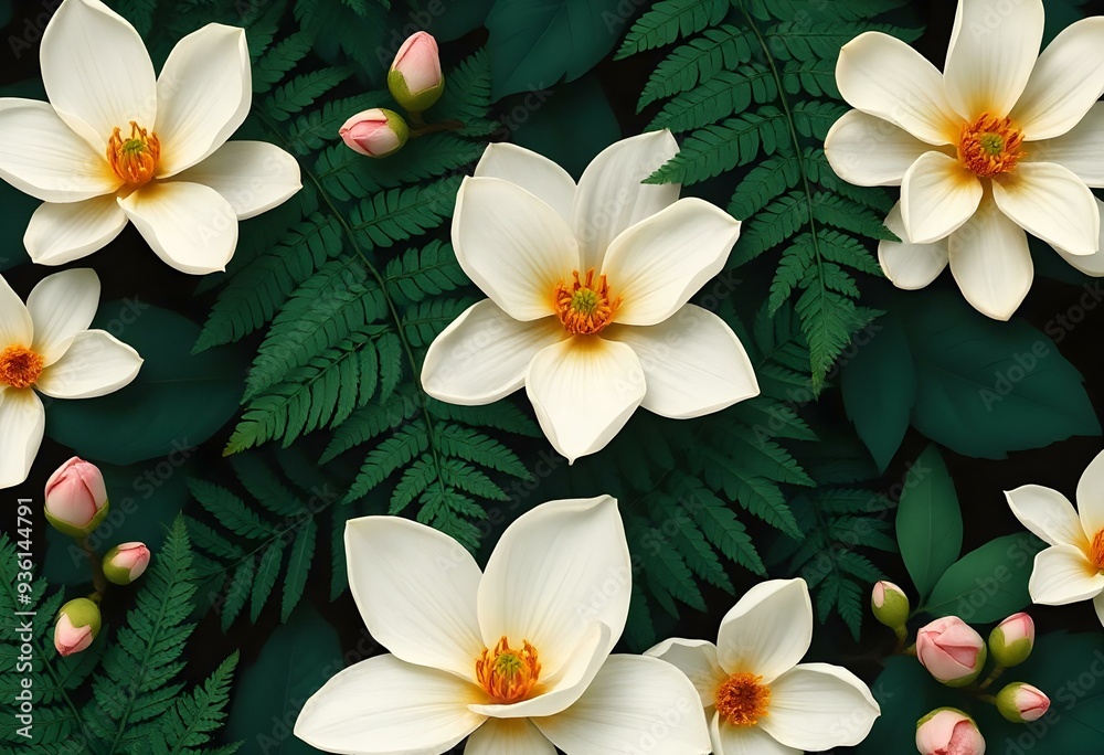 white frangipani flowers on green background white frangipani flowers on green background