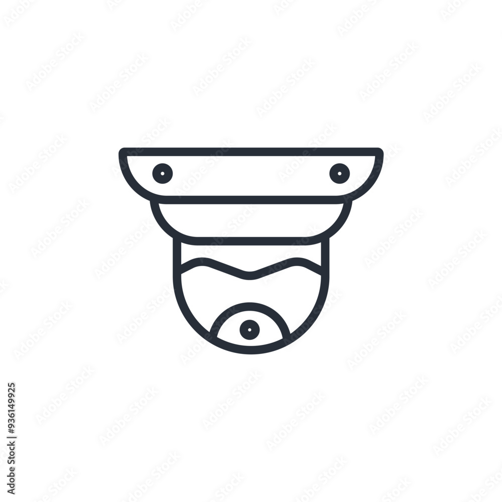 surveillance icon. vector.Editable stroke.linear style sign for use web design,logo.Symbol illustration. surveillance icon. vector.Editable stroke.linear style sign for use web design,logo.Symbol illustration.