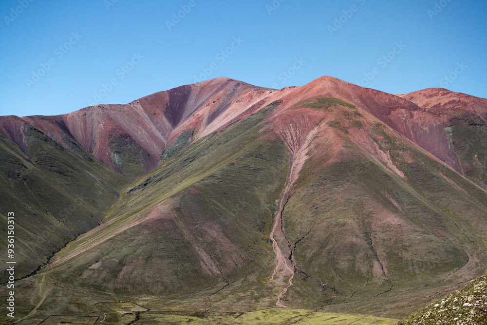 Fototapeta premium Montañas y colores
