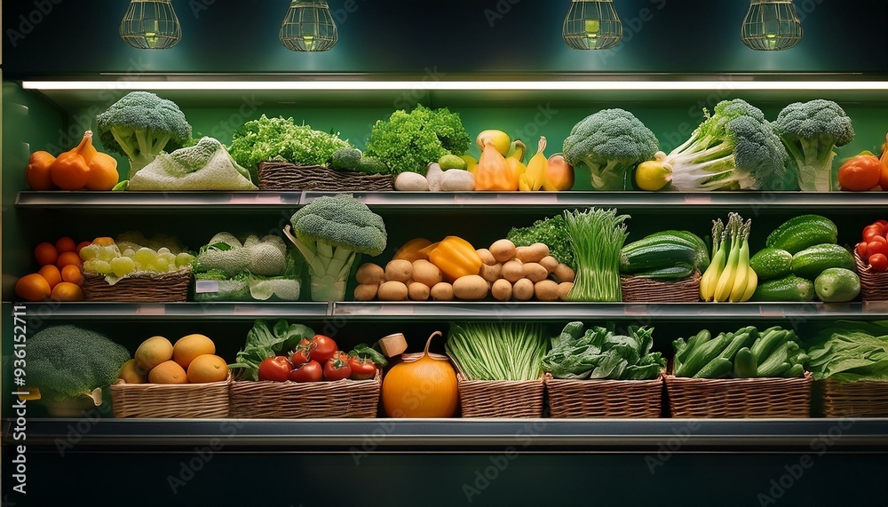 Healthy Choices: Discover a Variety of Organic Fruits and Veggies on the Shelf Healthy Choices: Discover a Variety of Organic Fruits and Veggies on the Shelf