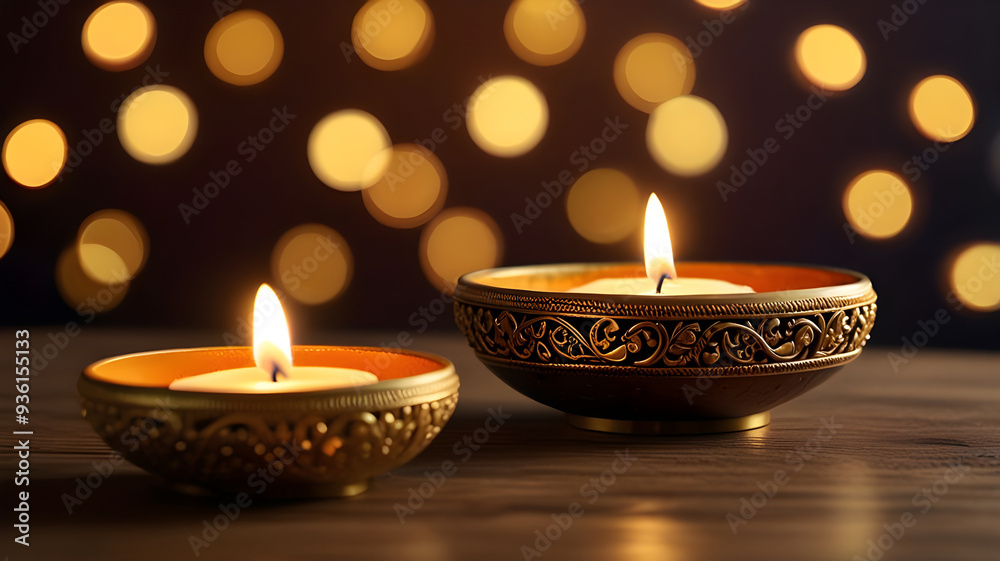 Diwali lamp element. Diwali Celebration Lighting a Sparkler Alongside Traditional Diya Oil Lamp. Diwali lamp element. Diwali Celebration Lighting a Sparkler Alongside Traditional Diya Oil Lamp.