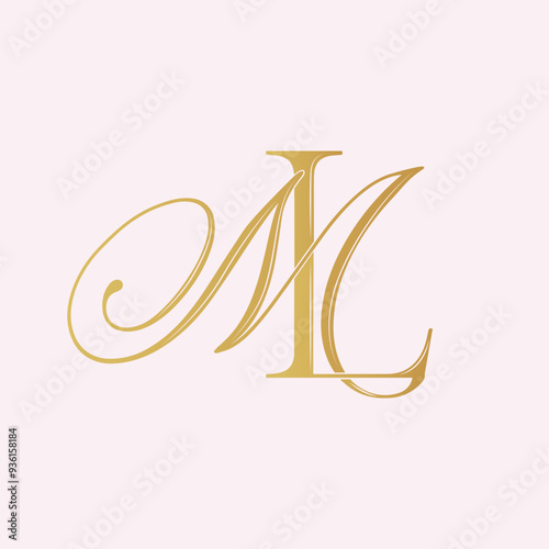 ML,LM, logo ML, Letter ML,monogram ML, vector, logo, Wedding Monogram Initials, Wedding Logo,Wedding Monogram,Logo Design