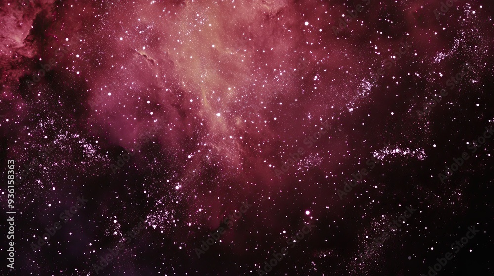 Fototapeta premium dark maroon starfield, constellation Aquarius, dark maroon, dark purple, dark violet