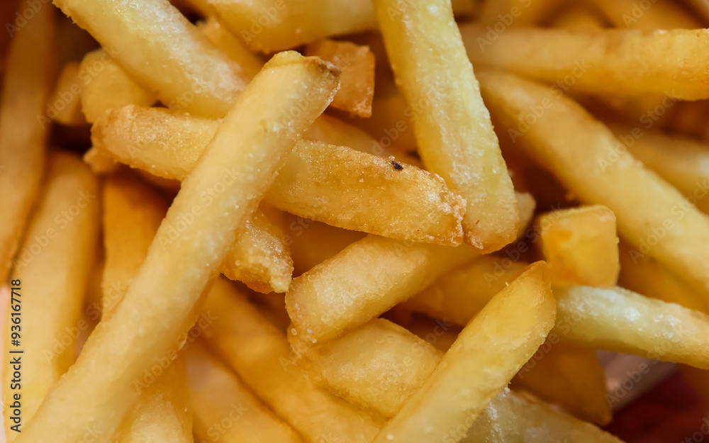 Macro fried potatoes. Potato fry. Food. Texture. Background. Wallpaper. Macro fried potatoes. Potato fry. Food. Texture. Background. Wallpaper.