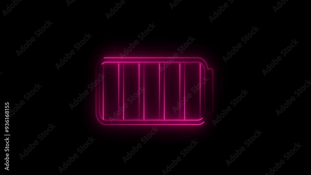 Bright neon animations full of batteries.. Bright neon animations full of batteries..