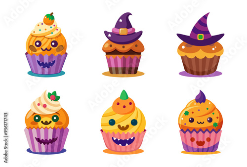 Halloween cupcakes decoration