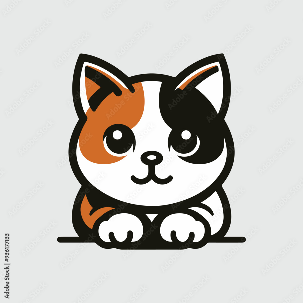 A Cat silhouette vector illustration A Cat silhouette vector illustration