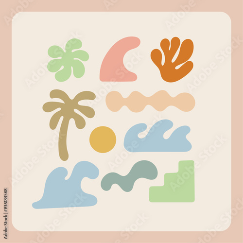 A Collection of Simple Abstract Design Elements	