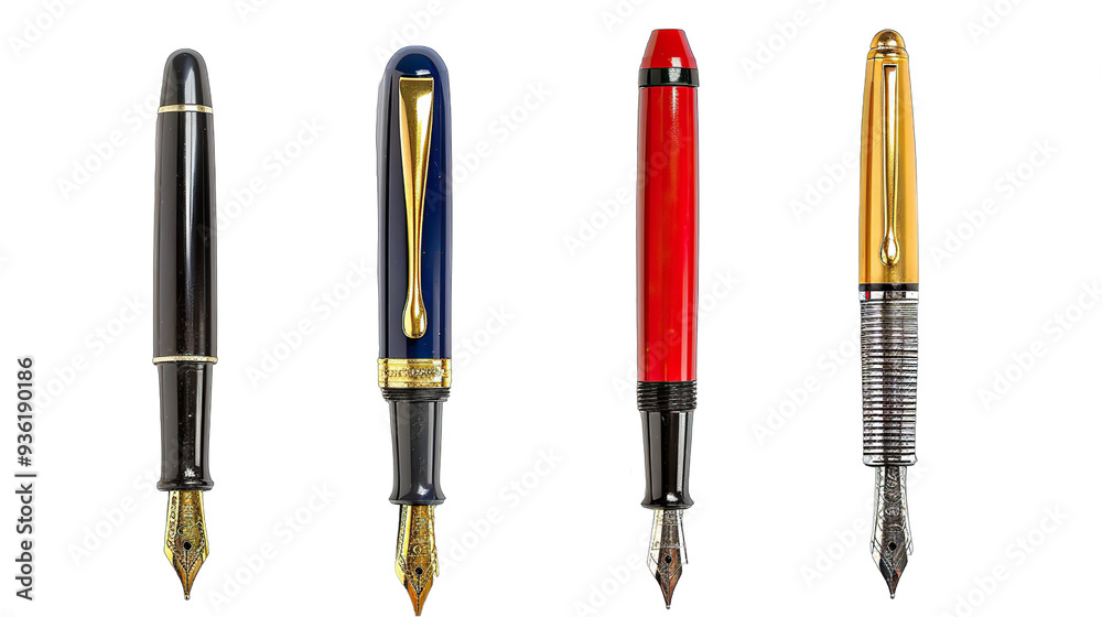 Pen Set of isolate on Transparency Background Pen Set of isolate on Transparency Background