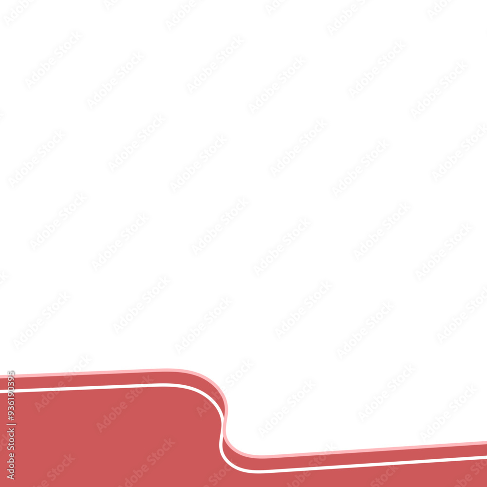 Fototapeta premium Business Curve Footer 