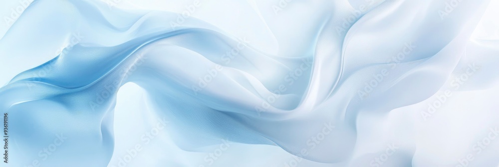 Fototapeta premium a white and light blue background with an abstract