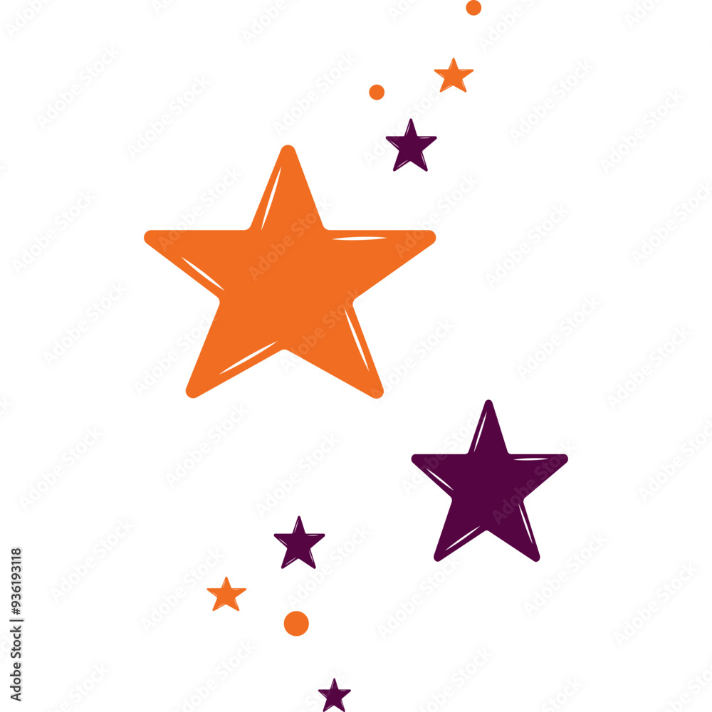 Obraz premium Halloween Star Decoration 