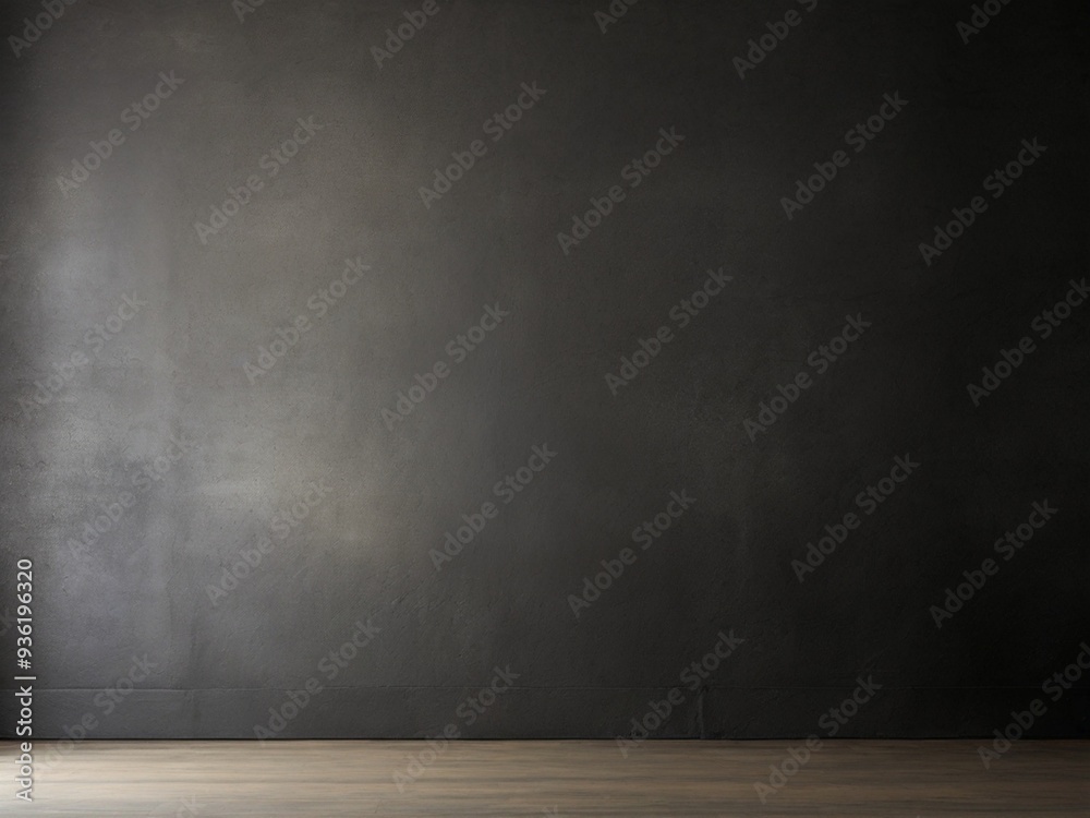 Black wall wrinkled texture background