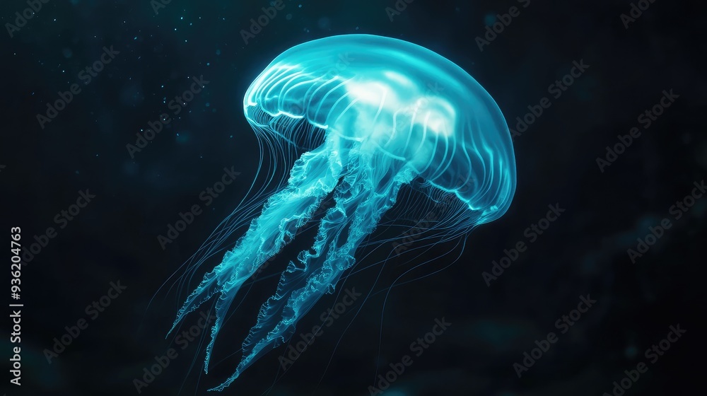 Naklejka premium jellyfish