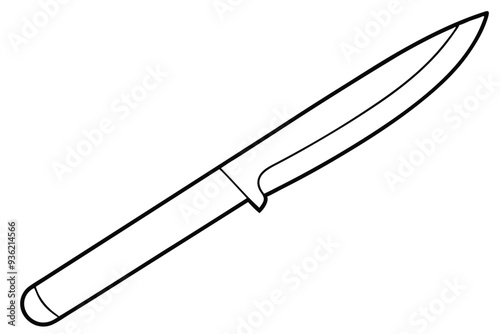 knife line art vector