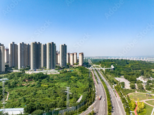 view of modern city