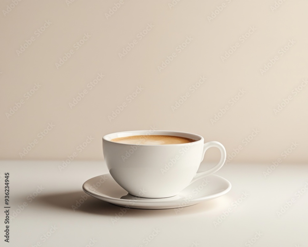 Elegant Coffee Cup Against a Crisp Minimalist White Background, the Essence of Minimalist Photography, Graphic Resources, Wallpapers, Brochure, Advertising, Elegant Coffee Cup Against a Crisp Minimalist White Background, the Essence of Minimalist Photography, Graphic Resources, Wallpapers, Brochure, Advertising,