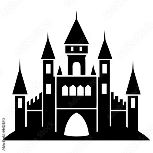 castle vector illustration