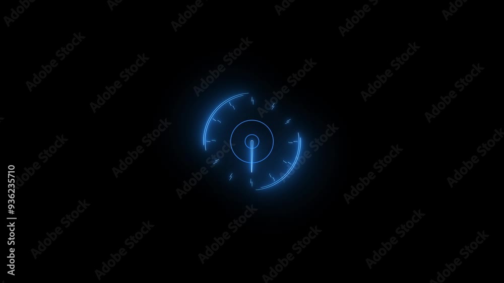 Neon light clock icon clock icon with countdown 12 hour . Neon light clock icon clock icon with countdown 12 hour .