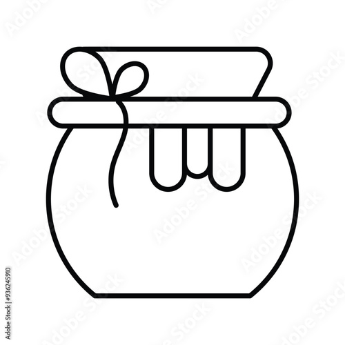 honey leneal icon vector stock illustration