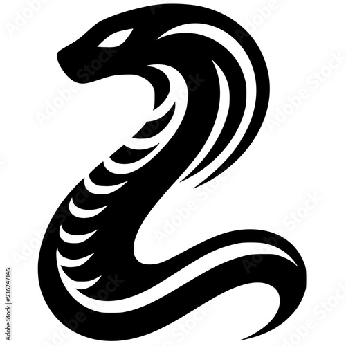 King cobra logo silhouette