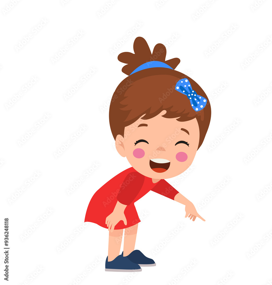 vector illustration of students in different postures vector illustration of students in different postures