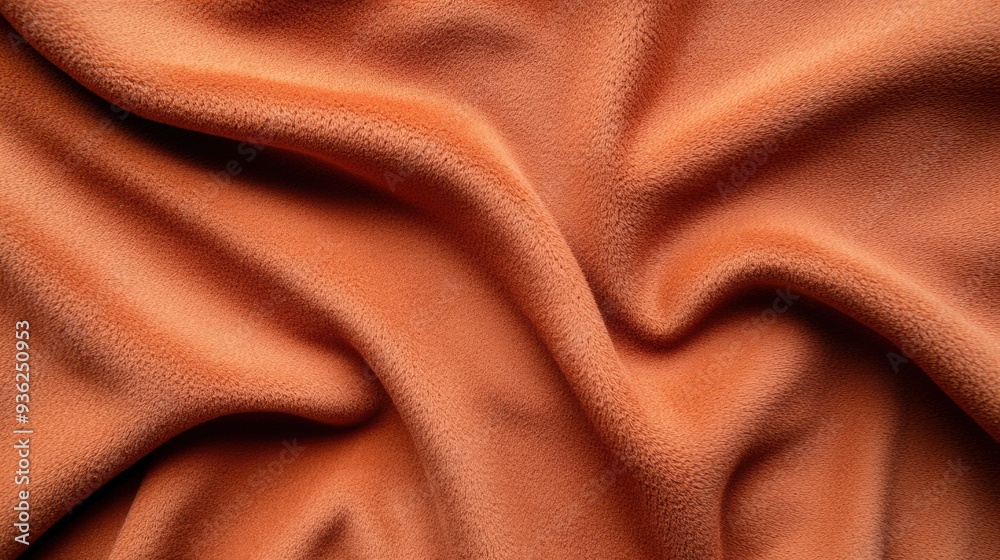 A close up of a fabric that is made out of orange, AI A close up of a fabric that is made out of orange, AI