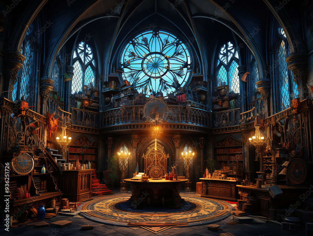 Obraz premium Wonderful wizard's room