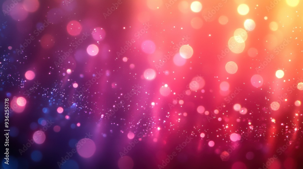 Colorful bokeh lights with vibrant gradient creating a dreamy abstract background. Colorful bokeh lights with vibrant gradient creating a dreamy abstract background.