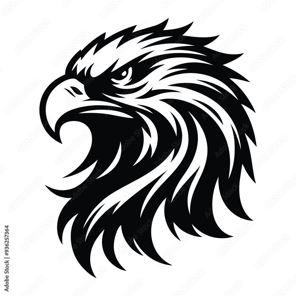 Eagle Face Silhouette, Bald Eagle Head Silhouette Vector Art Eagle face Silhouettes Clipart Eagle Face Silhouette, Bald Eagle Head Silhouette Vector Art Eagle face Silhouettes Clipart