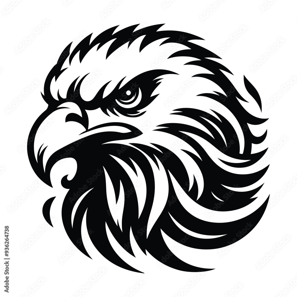 Eagle Face Silhouette, Bald Eagle Head Silhouette Vector Art Eagle face Silhouettes Clipart Eagle Face Silhouette, Bald Eagle Head Silhouette Vector Art Eagle face Silhouettes Clipart