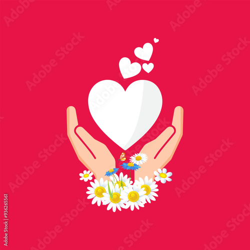 World Gratitude Day Creative Idea Vector Illustration Banner Poster Social Media Design. Love Care hopes to help the needy with creative concepts.