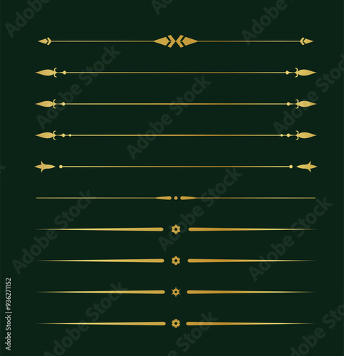 vector illustration big set of dividers 