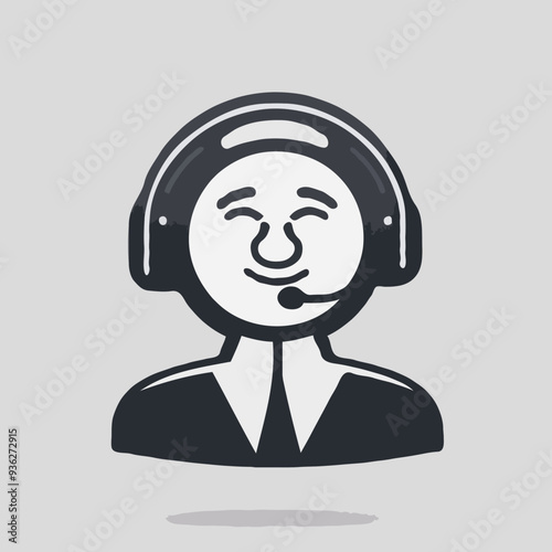 Modern Call Center Icon Design