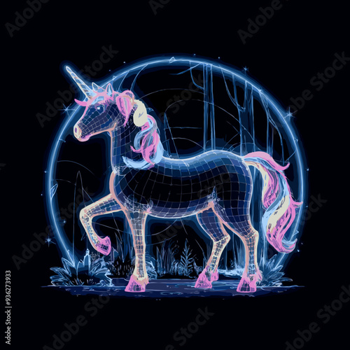 Elegant Horse Logo Vector Design