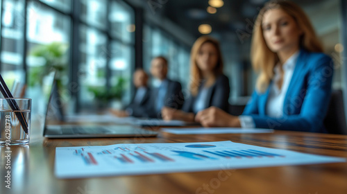 A team of young businessmen working and communicating together in an office. Corporate businessteam and manager in a meeting.