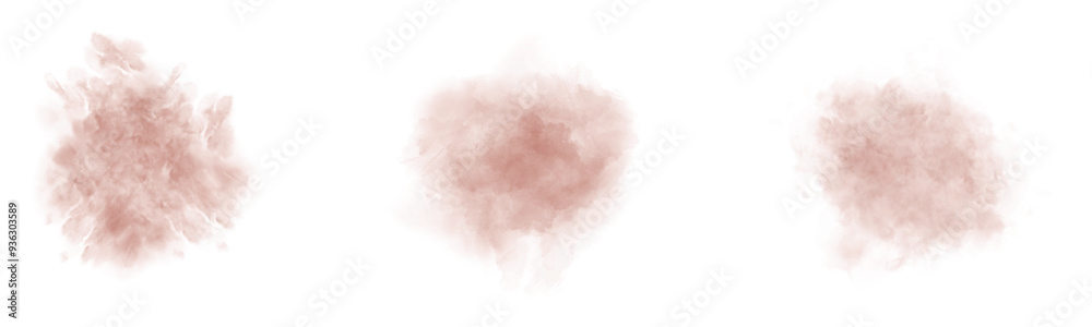 Set of abstract Old Rose watercolor water splash on a white background. Vector watercolor texture in Old Rose color. Ink paint brush stain. Old Rose splatters spot. Watercolor pastel splash Set of abstract Old Rose watercolor water splash on a white background. Vector watercolor texture in Old Rose color. Ink paint brush stain. Old Rose splatters spot. Watercolor pastel splash