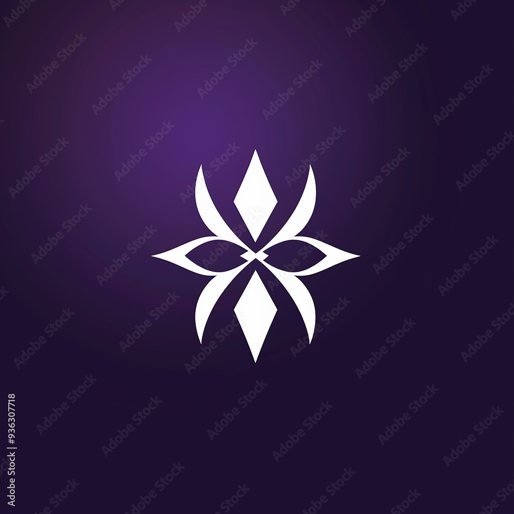 Fototapeta premium Creative Company Logo on solid background