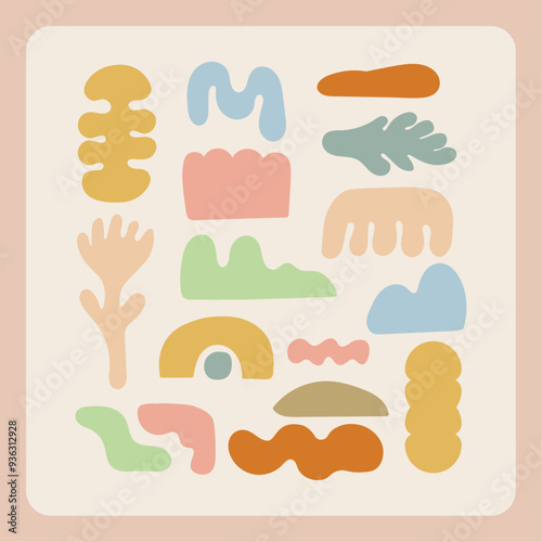 A Collection of Simple Abstract Design Elements	