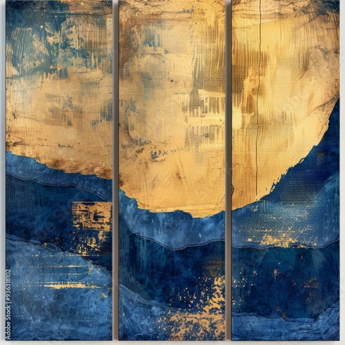 Abstract paintings with mesmerizing marbled stone designs, blending artistic abstraction with