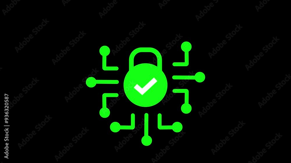 Animated of protection icon. Containing safe, shield, lock, security, Cyber security glyph icon. Containing encryption, protection, password, secure access icon animation. Animated of protection icon. Containing safe, shield, lock, security, Cyber security glyph icon. Containing encryption, protection, password, secure access icon animation.