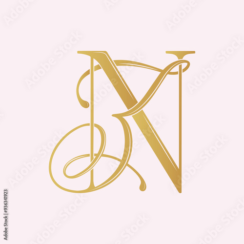 ZN, NZ,  logo ZN, Letter ZN, monogram ZN , vector, logo, Wedding Monogram Initials, Wedding Logo,Wedding Monogram,Logo Design