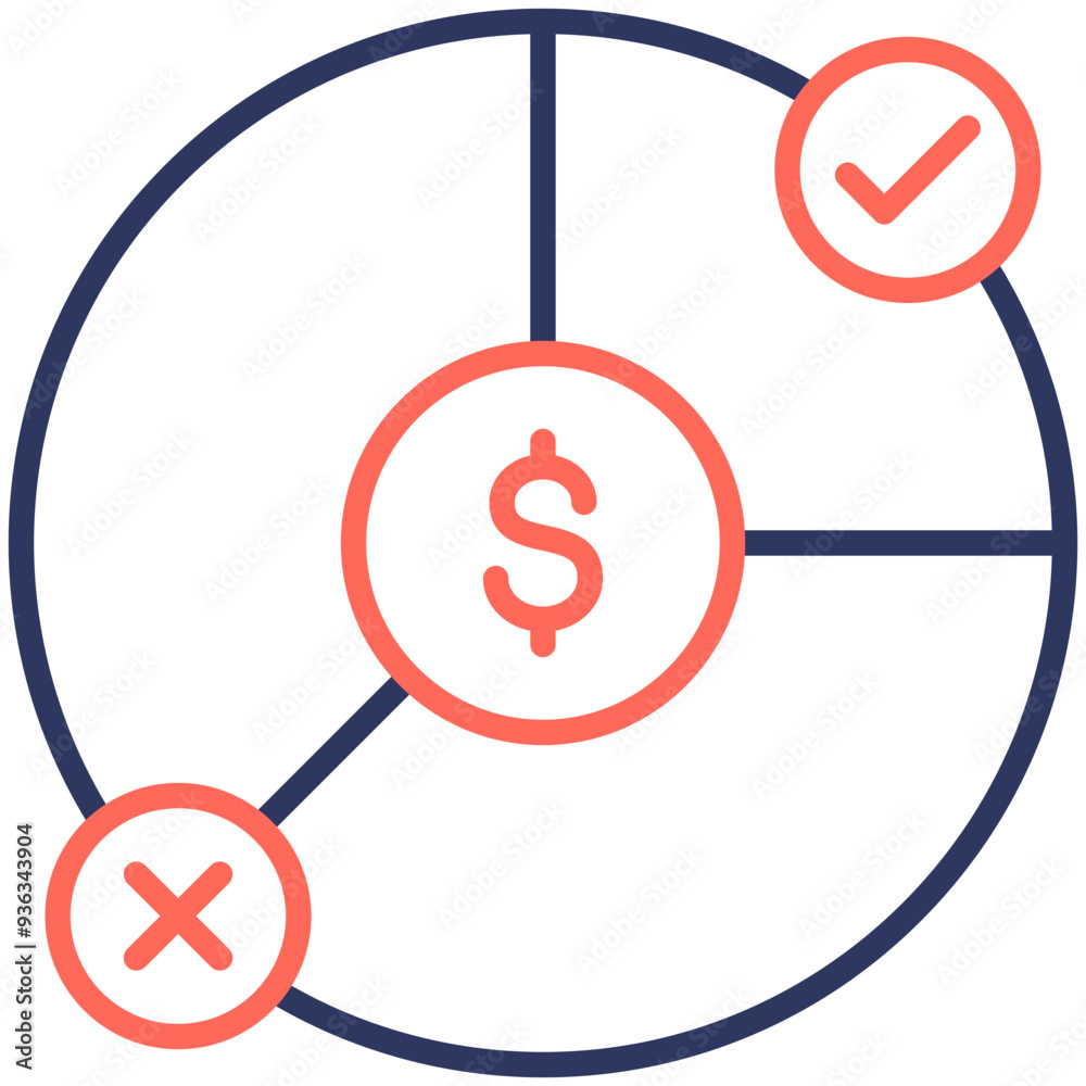 Market Segmentation Icon Market Segmentation Icon